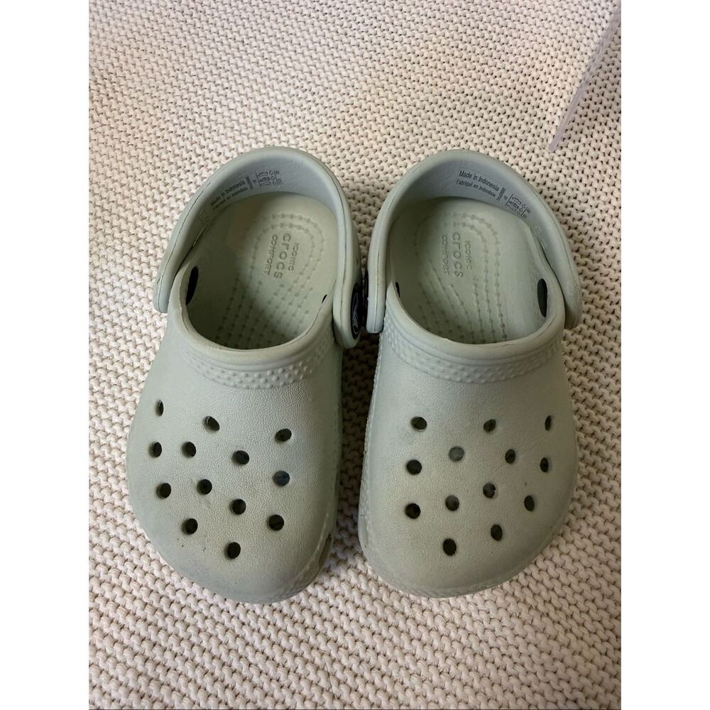 CROCS - Sage Green - Toddler 5C
